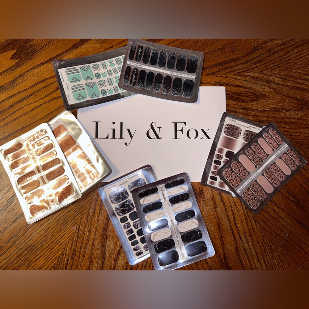 Lily & Fox Nail Wrap Mani Pedi Sets